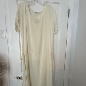 Tova-Celine ivory silk wedding dress M
